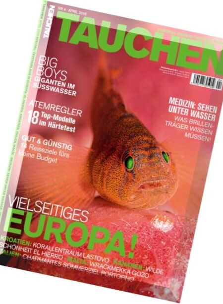 Tauchen – April 2016 Cover