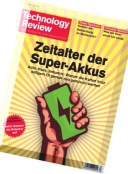 Technology Review – Marz 2016