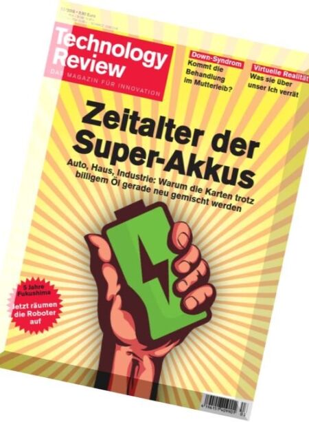 Technology Review – Marz 2016 Cover