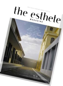 the esthete Magazine – N 01, 2016