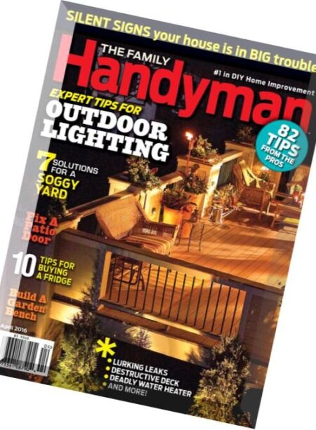 The Family Handyman – April 2016 Cover