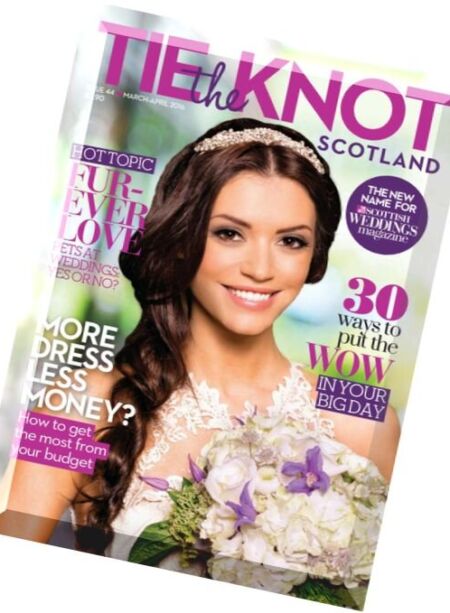 Tie the Knot Scotland – March-April 2016 Cover