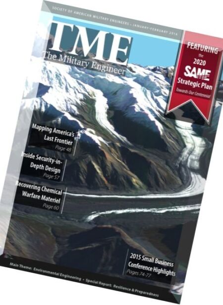 Time The Military Engineer – January – February 2016 Cover