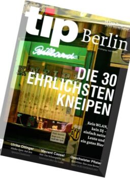 Tip Berlin – Nr.7, 2016