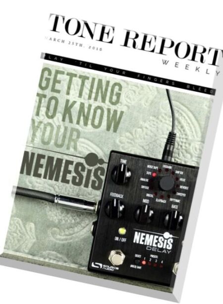 Tone Report Weekly – Issue 120, 25 March 2016 Cover