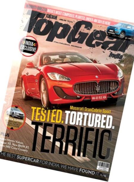 Top Gear India – April 2016 Cover