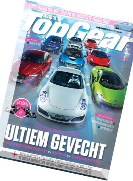 Top Gear Nederland – Maart 2016 Cover