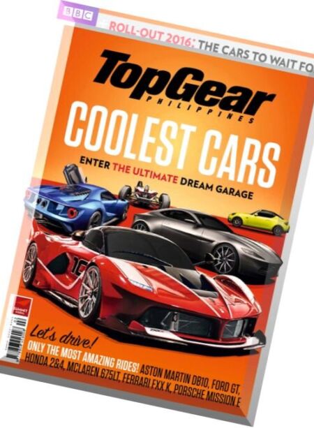 Top Gear Roll out – Coolest Cars of 2016 Cover