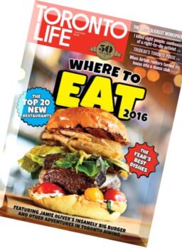Toronto Life – April 2016
