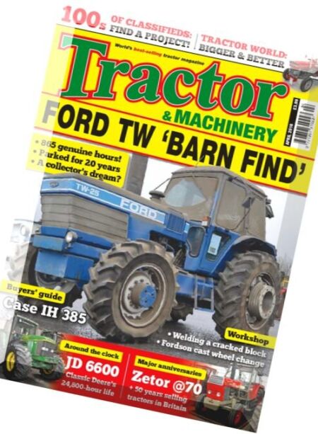 Tractor & Machinery – April 2016 Cover