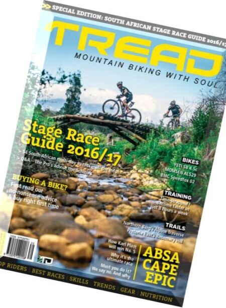 TREAD – Mountain Biking With Soul – Issue 39, 2016 Cover