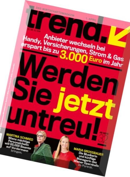 Trend. – Nr.13, 2016 Cover