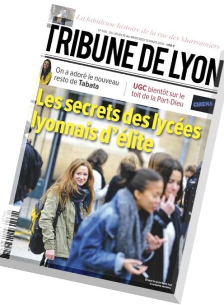Tribune de Lyon – 10 au 16 Mars 2016 Cover