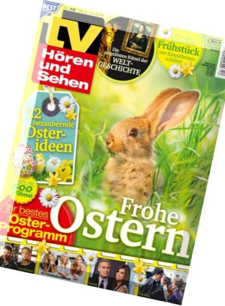 TV Horen und Sehen – 26 Marz 2016 Cover