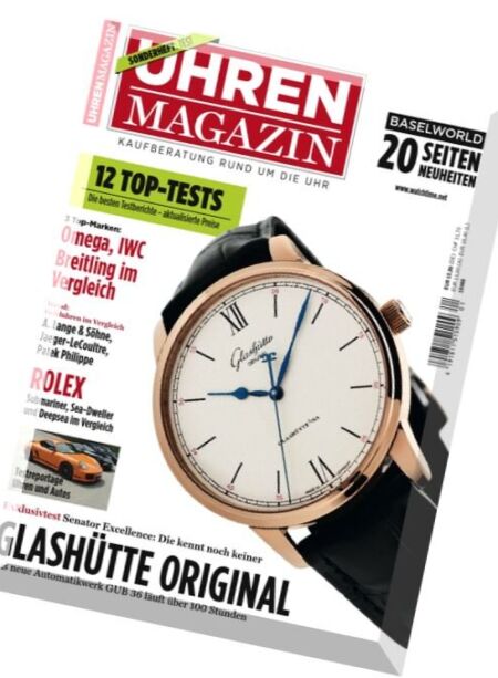 Uhren Magazin – Marz 2016 Cover