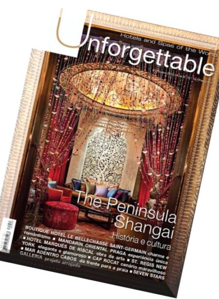 Unforgettable Magazine – Primavera 2016 Cover