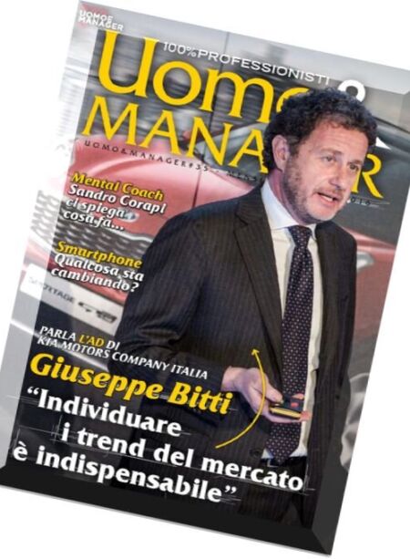 Uomo & Manager – Marzo 2016 Cover