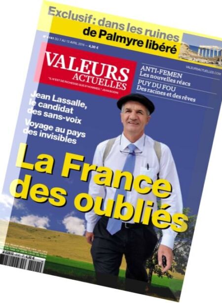 Valeurs Actuelles – 7 au 13 Avril 2016 Cover