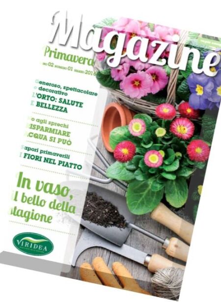 Viridea Magazine – Primavera 2016 Cover