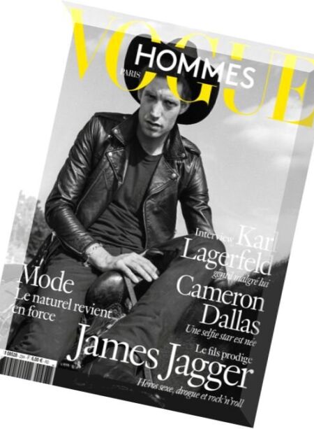 Vogue Hommes – Hors-Serie N 23, 2016 Cover