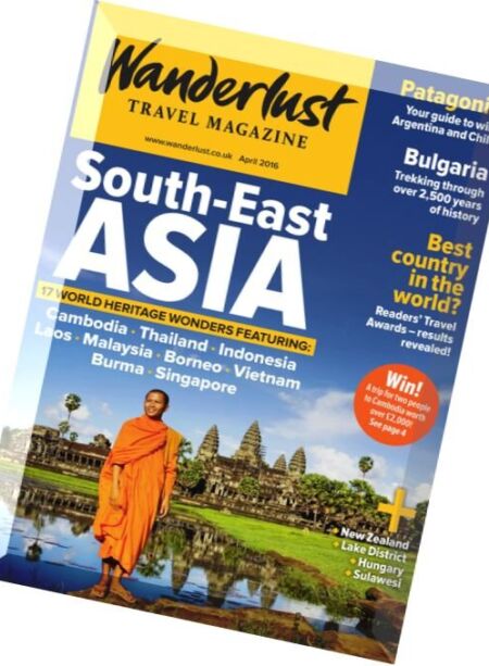 Wanderlust Travel Magazine – April 2016 Cover