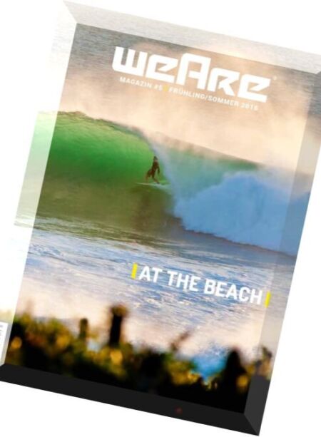 WeAre Magazin – Fruhling-Sommer 2016 Cover