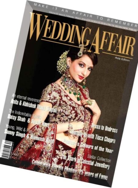 Wedding Affair – February-March 2016 Cover