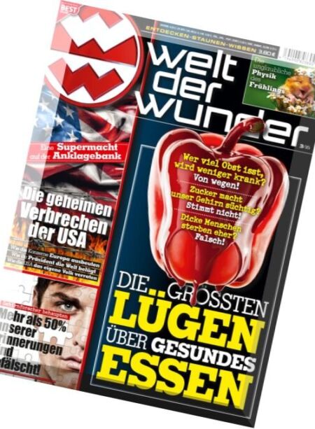 welt der wunder – Nr.3, 2016 Cover