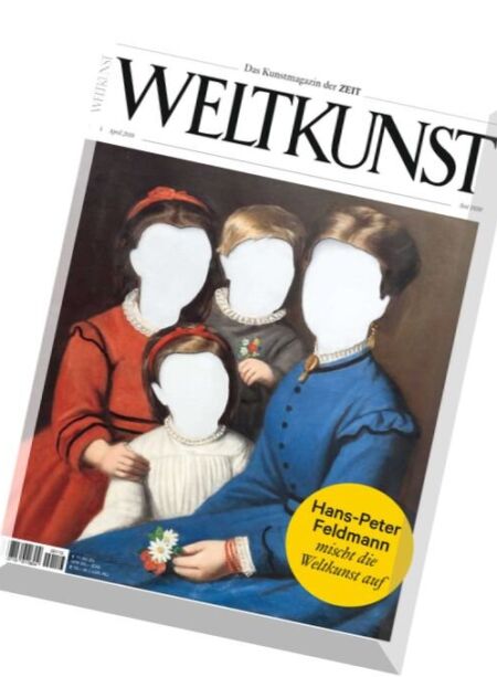 Weltkunst – April 2016 Cover