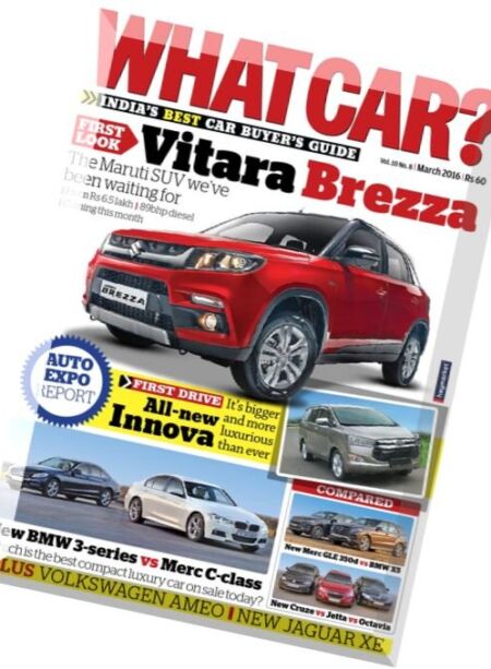 What Car India – March 2016 Cover