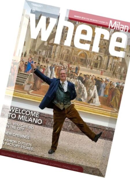 Where Milan – March 2016 Cover