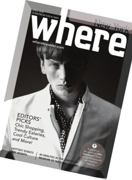 Where New York – April 2016 Cover