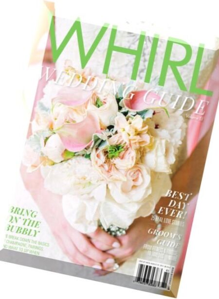 WHIRL Wedding Guide – Spring-Summer 2016 Cover