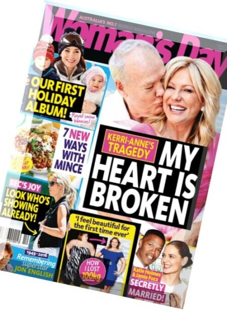 Woman’s Day Australia – 21 March 2016 Cover