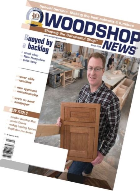Woodshop News – March 2016 Cover