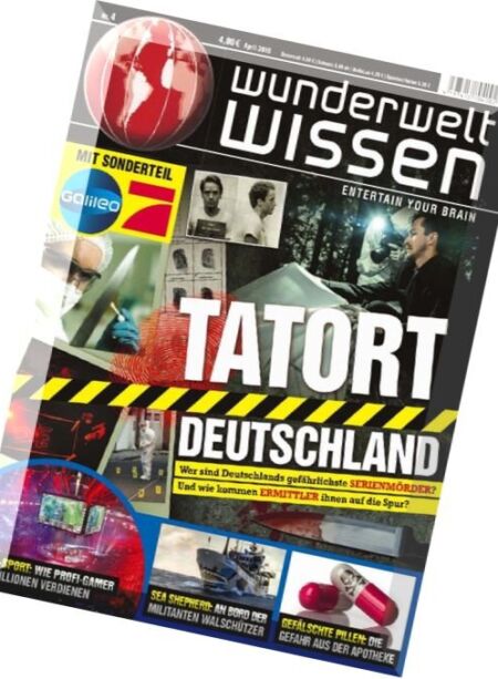 Wunderwelt Wissen – April 2016 Cover