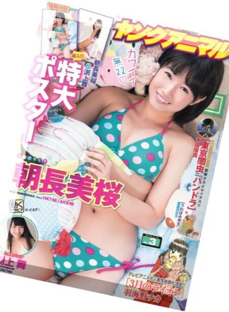 Young Animal (Yangu Animaru) – 12 February 2016 Cover