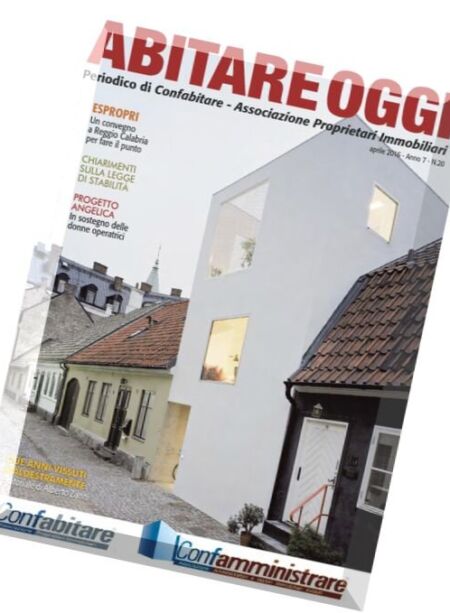 Abitare Oggi – Aprile 2016 Cover