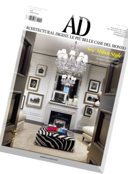 AD Architectural Digest Italia – Aprile 2016 Cover