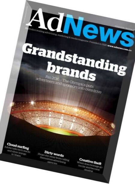 AdNews – 1 April 2016 Cover