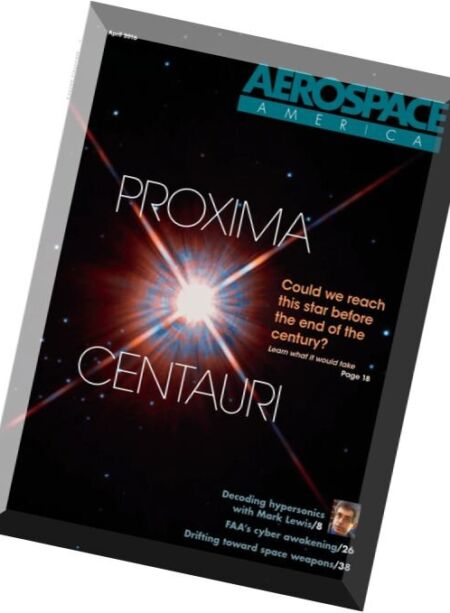 Aerospace America – April 2016 Cover