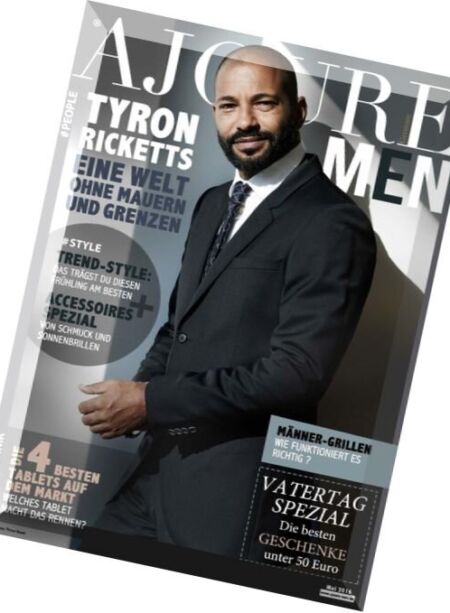 Ajoure Men – Mai 2016 Cover