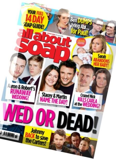 All About Soap UK – 15 April 2016 Cover