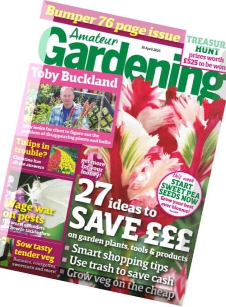 Amateur Gardening – 16 April 2016 Cover