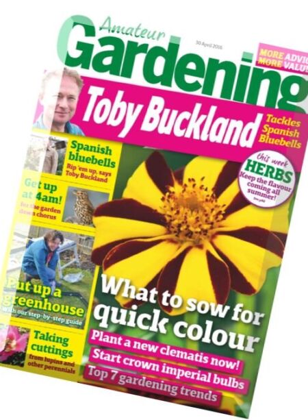 Amateur Gardening – 30 April 2016 Cover