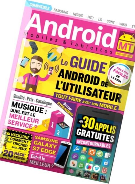 Android Mobiles & Tablettes – Avril-Juin 2016 Cover