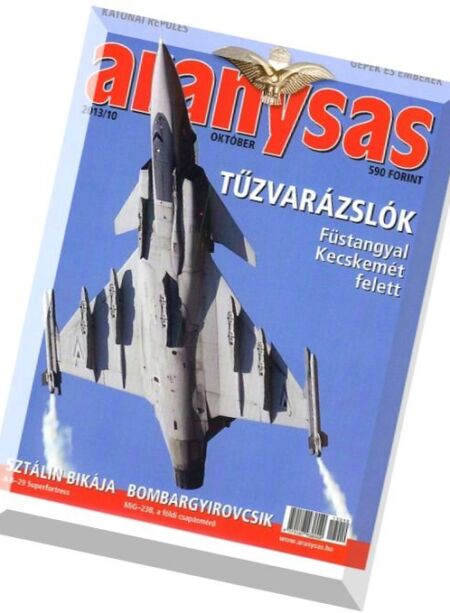 Aranysas – 2013-10 Cover