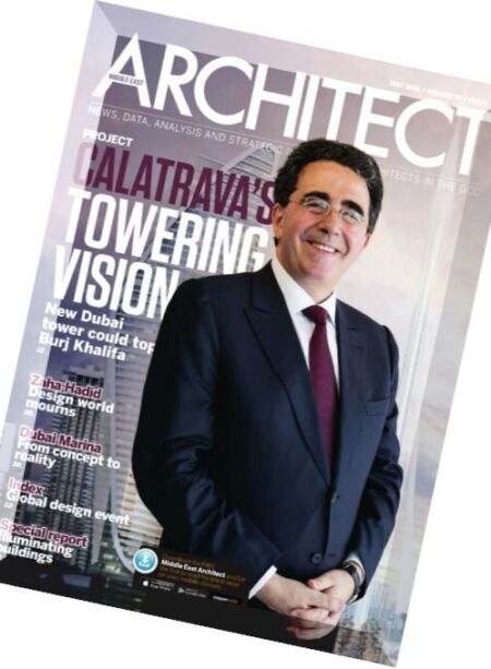Architect Middle East – May 2016 Cover