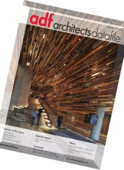 Architects Datafile (ADF) – April 2016