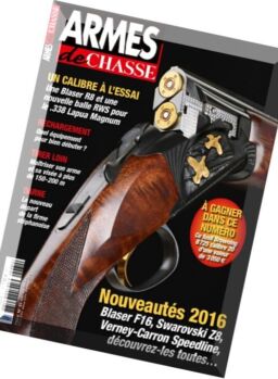 Armes de chasse – Avril-Mai-Juin 2016